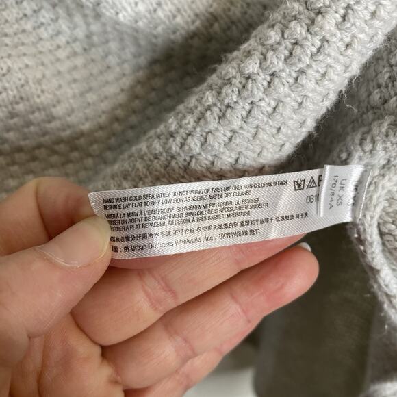 Free People Beach Haliee Sweater‎ ONLY in Ivory Heather Size XS - Picture 8 of 10